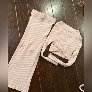 Petal and pup skirt and top set